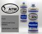 Preview: Ford, Carbonized Grey Metallic, 1MDEWHA / XSCM7: 400ml Sprühdose + 400ml Klarlack - Set, von ATW Autoteile West.